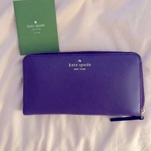 NWT- Kate Spade wallet. Purple
